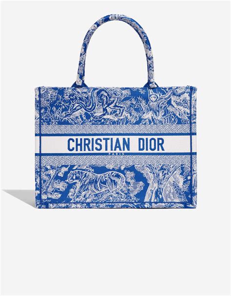 blue and white dior bag|dior white leather bag.